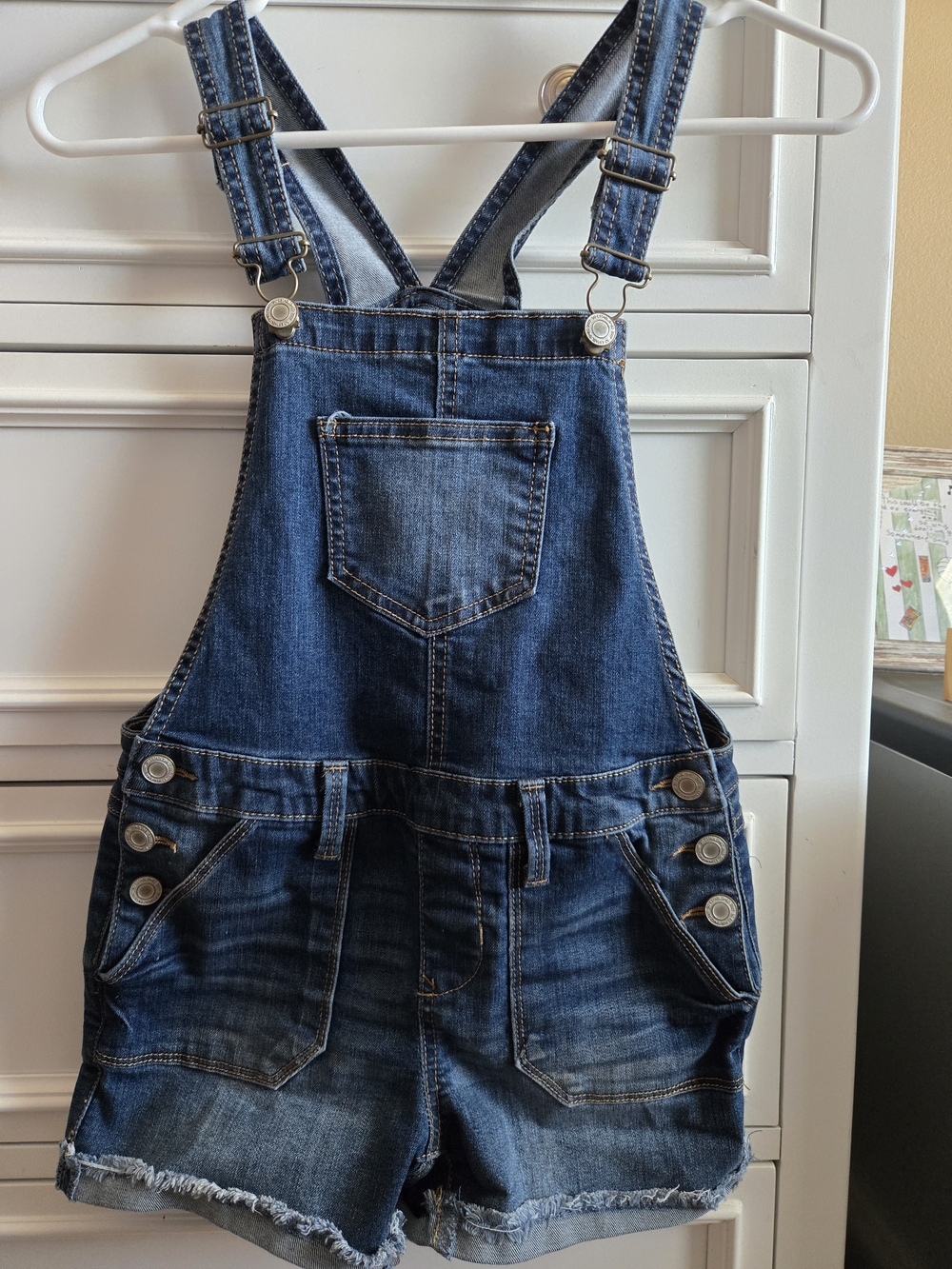 SO Denim Short Overalls in Blue